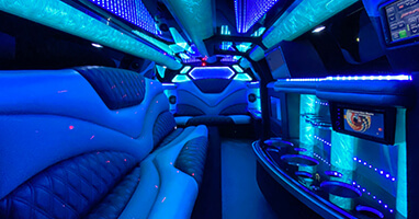 sound system in a limousine