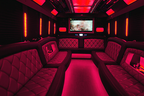 Party bus with LED Lighting