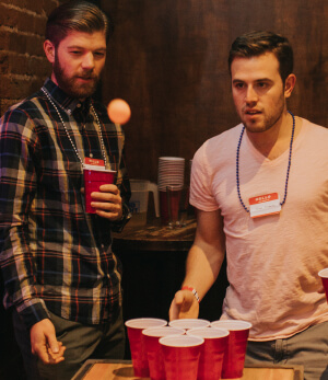 guys enjoying a party